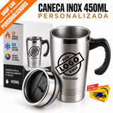 Caneca Térmica 450ml Personalizada em Aço Inox