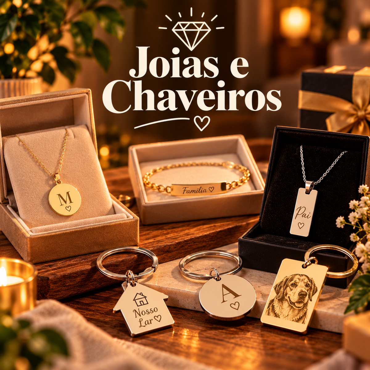 Joias e Chaveiros