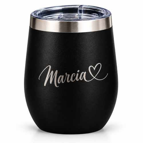 Copo Cuia Térmico 350ml Personalizado em Aço Inox - PRETO