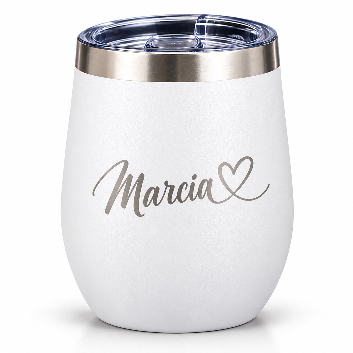 Copo Cuia Térmico 350ml Personalizado em Aço Inox - BRANCO