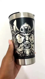 Copo Térmico 473ml Personalizado Stitch Gravação 360° - Padrão