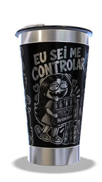 Copo Térmico 473ml Personalizado com Nome e Tampa Abridor - Padrão