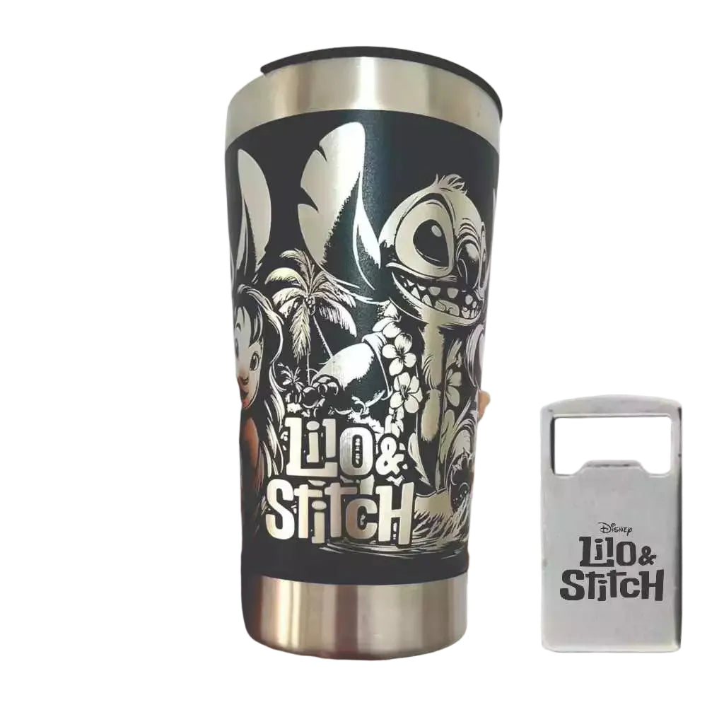 Copo Térmico 473ml Personalizado Stitch Gravação 360°