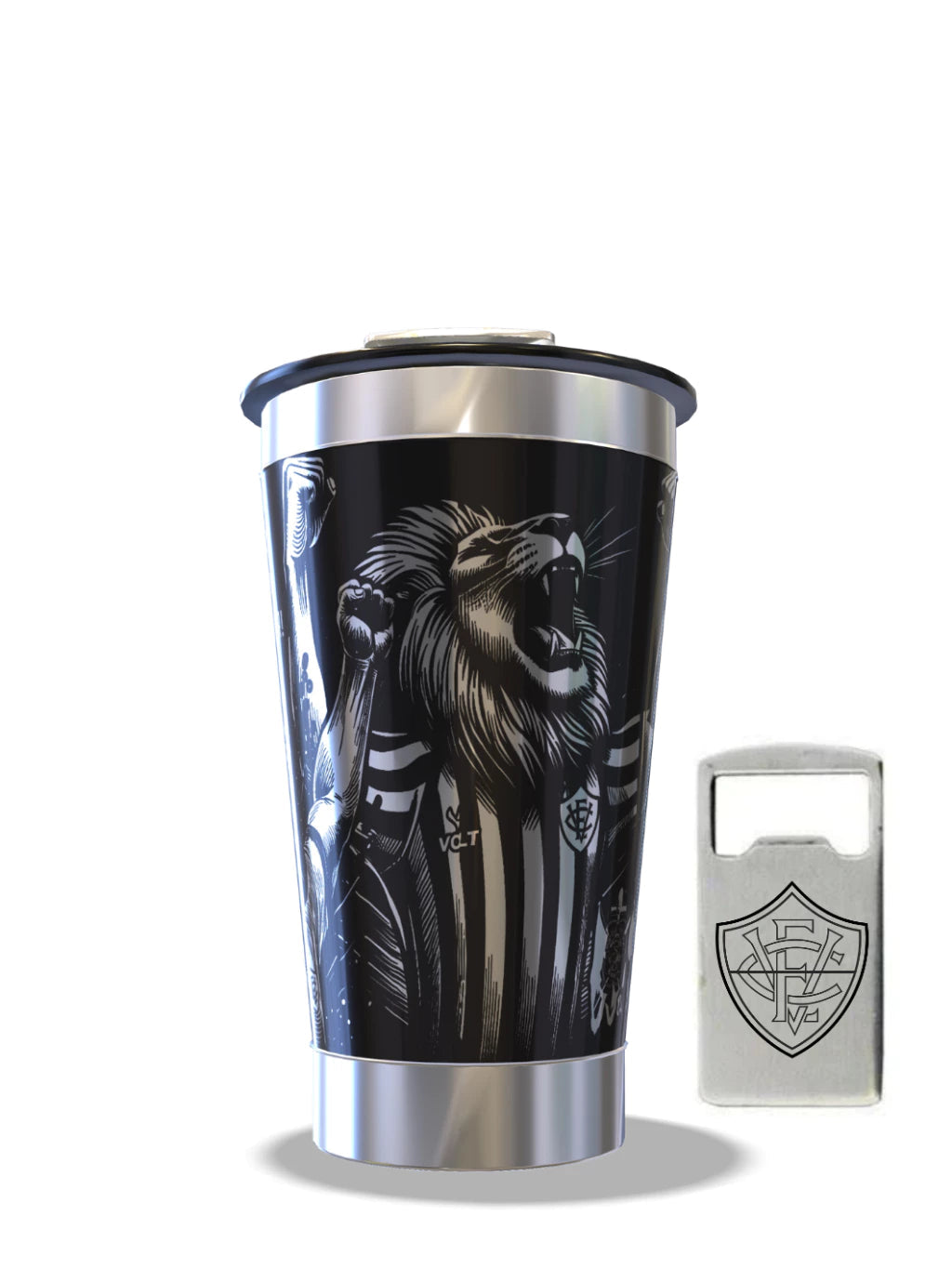 Copo Térmico 473ml Personalizado Vitória Gravação 360°