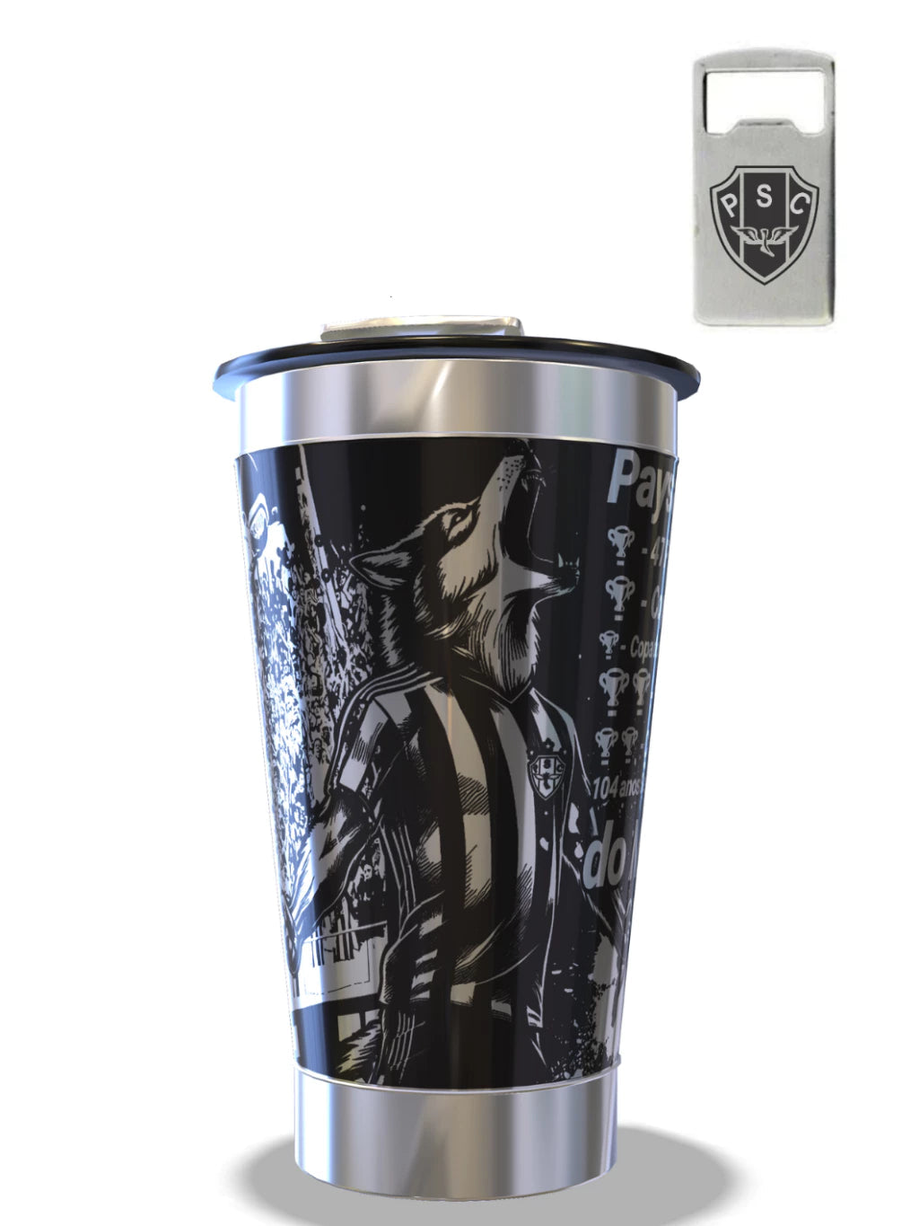 Copo Térmico 473ml Personalizado para Times com Laser 360°