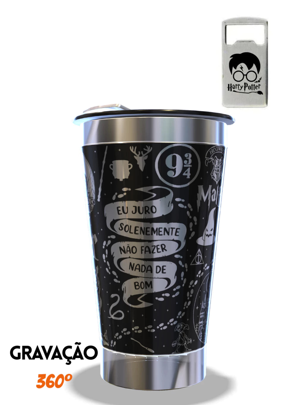 Copo Térmico 473ml Personalizado com Gravação 360°