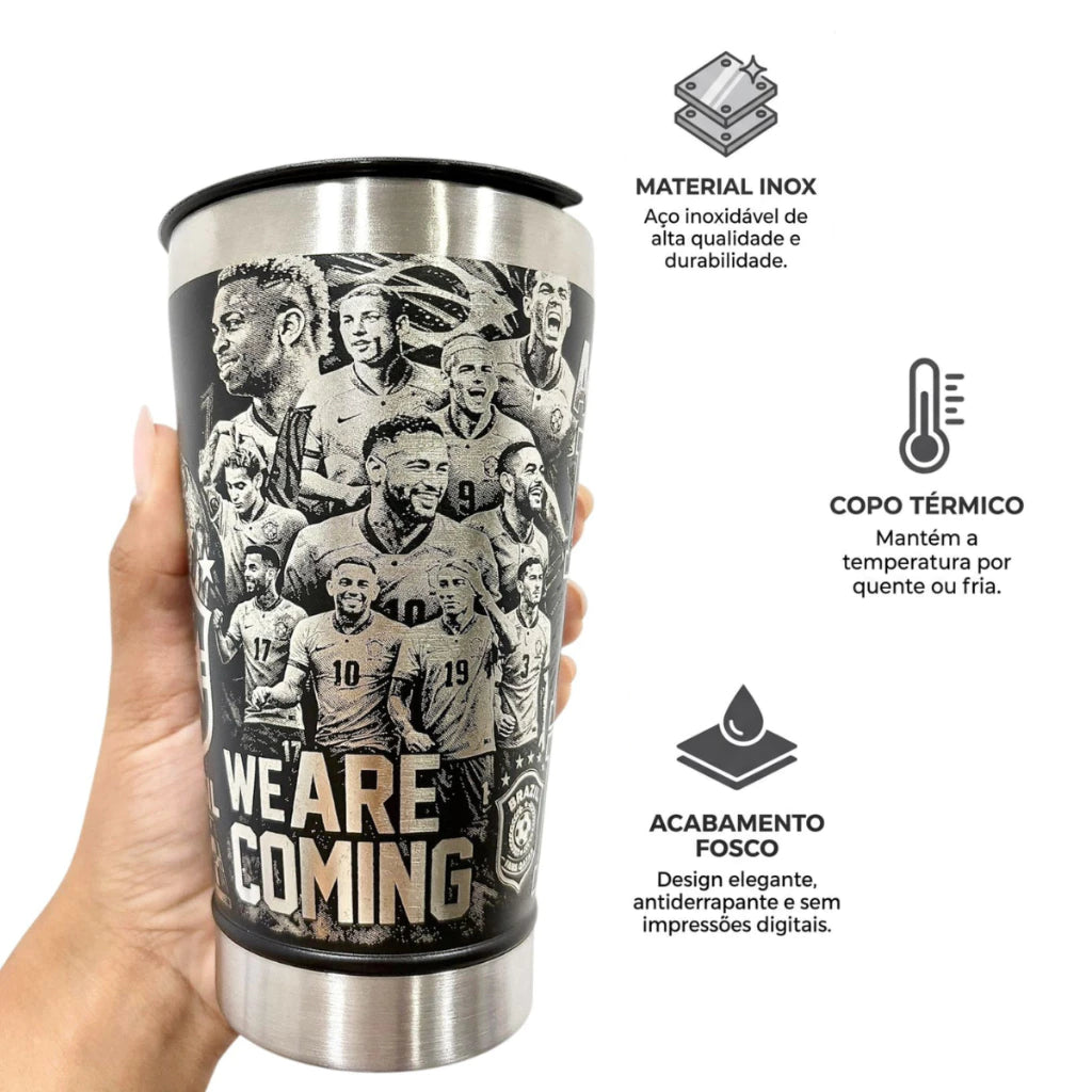 Copo Térmico 473ml Personalizado Copa 2026