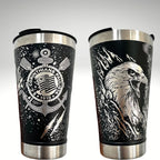 Copo Térmico 473ml Personalizado Corinthians Gravação 360° - Padrão