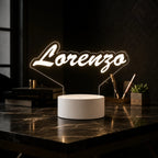 Luminária LED 3D com Nome Personalizado