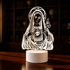 Luminária LED 3D Nossa Senhora de Fátima