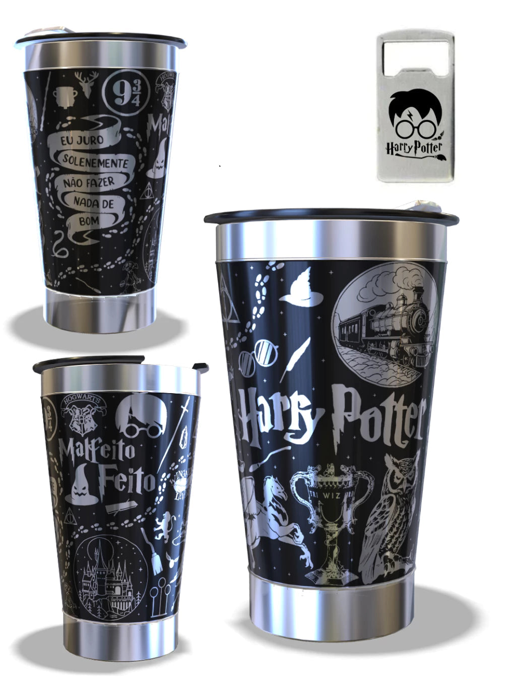 Copo Térmico 473ml Personalizado com Gravação 360° - Padrão
