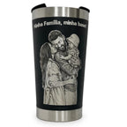 Copo Térmico 473ml Personalizado com Foto, Nome e Frase