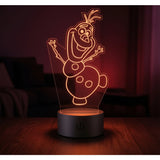 Luminária LED 3D